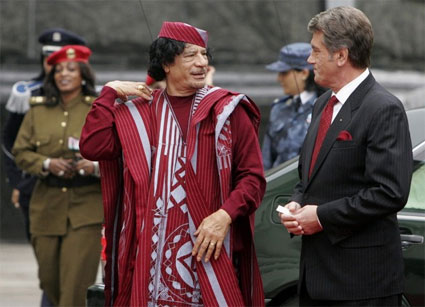 Libya - Libyan leader Muammar Gaddafi advised US President Barack Obama on 
