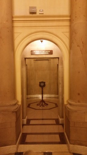 Outside Speaker of the House John Boehner's office.