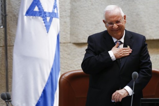 File photo of Israeli President Reuven Rivlin. (Photo by Yonatan Sindel/Flash90)