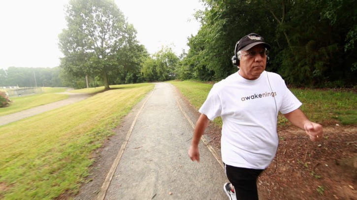 This photo provided by the Wake Forest Baptist Medical Center shows Michael Gendy of King, N.C.  Gendy continues to exercise after participating in a Wake Forest School of Medicine study that found aerobic activity may lower a risk factor for developing Alzheimers.  (Cagney Gentry/Wake Forest Baptist Medical Center via AP)