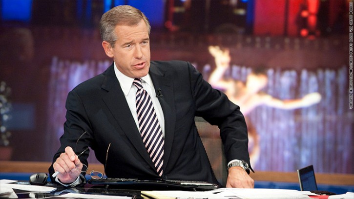 New York – Brian Williams Returns To Airwaves For Pope Coverage