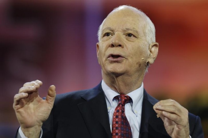 FILE - Senator Ben Cardin (D-MD) addresses the American Israel Public Affairs Committee (AIPAC) policy conference in Washington March 1, 2015. Reuters