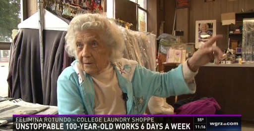Buffalo, NY – At 100, Woman Still Working 11 Hours A Day, 6 Days A Week