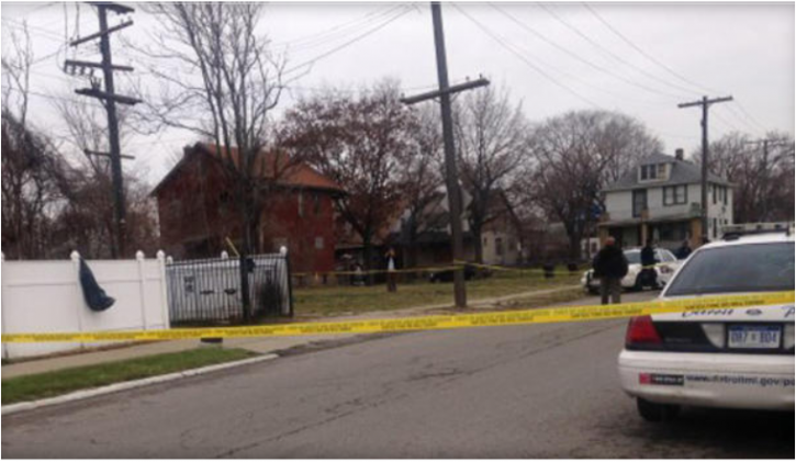 Scene where four pit bulls attacked and killed a 4-year-old boy despite his mother's desperate struggle to fight them off on Wednesday, December 2, 2015. (CBSNEWS)