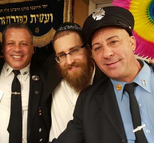 Lieutenant Ralph Tufano, Rabbi Friedman, Lieutenant Joseph Scaramuzzino on Feb 4, 2016