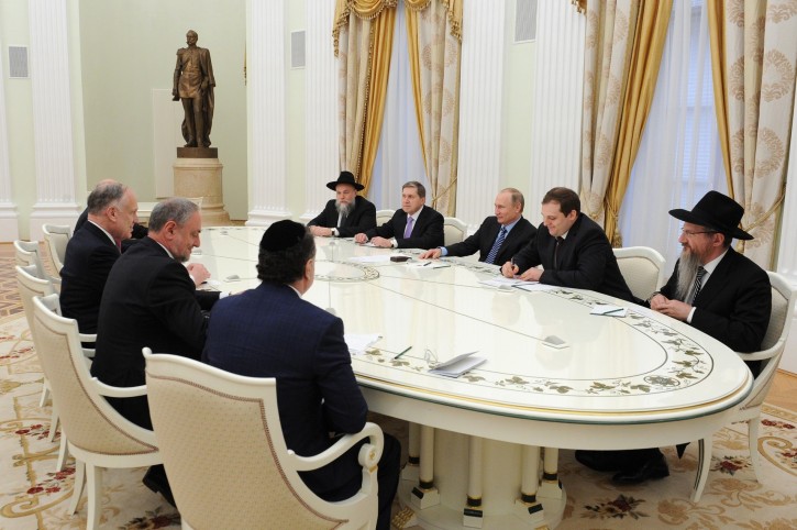 Moscow – WJC, Russian Jewish Leaders Hold Meeting With President Vladimir Putin