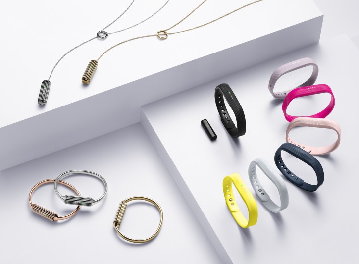This image provided by Fitbit shows the Flex 2 family. Fitbit, the market leader in wearable devices, is updating two older devices, the 2013 Flex and the 2014 Charge, mostly to bring them in line with what newer devices and rivals offer. Besides tracking steps and sleep, the Flex 2 and the Charge 2 will remind people to take moving breaks throughout the day. Thatâs coming to the Fitbit Blaze, too, through a software update. (Fitbit via AP)