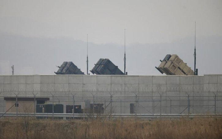 FILE - U.S. Army Patriot missile air defence artillery batteries are seen at U.S. Osan air base in Osan, south of Seoul April 5, 2013. Reuters