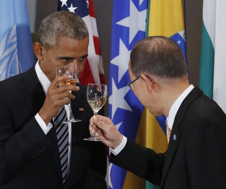 United Nations – UN Chief And US President Toast Each Other For Last Time