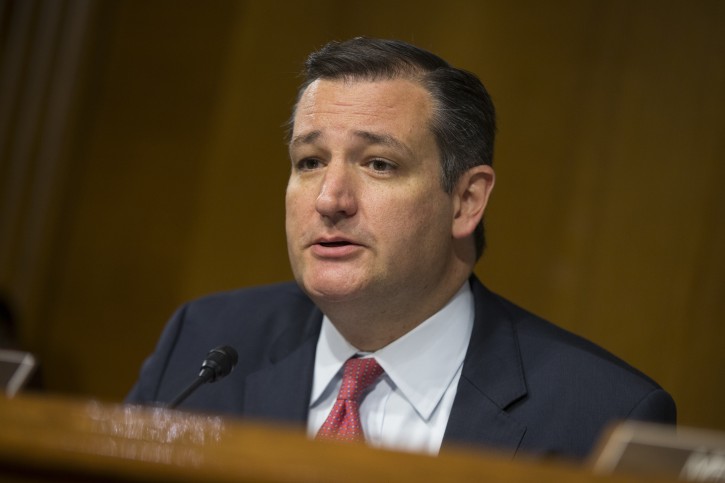FILE - In this June 7, 2016 file photo, Sen. Ted Cruz, R-Texas speaks on Capitol Hill in Washington. Cruz is raising the possibility that Republicans would decline to fill the Supreme Court vacancy if Democrat Hillary Clinton is elected president.  (AP Photo/Evan Vucci, File)