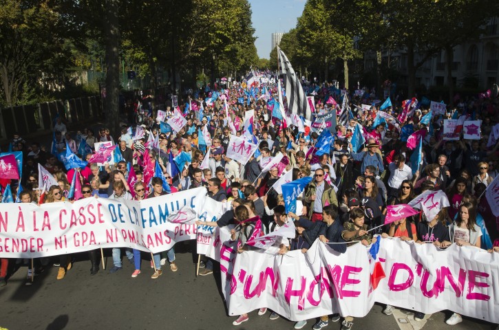 Paris – Tens Of Thousands March In Paris Against Same-sex Marriage