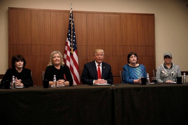 St Louis – Trump Meets Bill Clinton’s Accusers Share Tweet Share Mail
