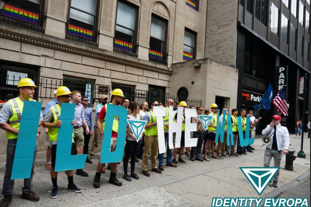 Image result for identity evropa demonstration at mexican consulate