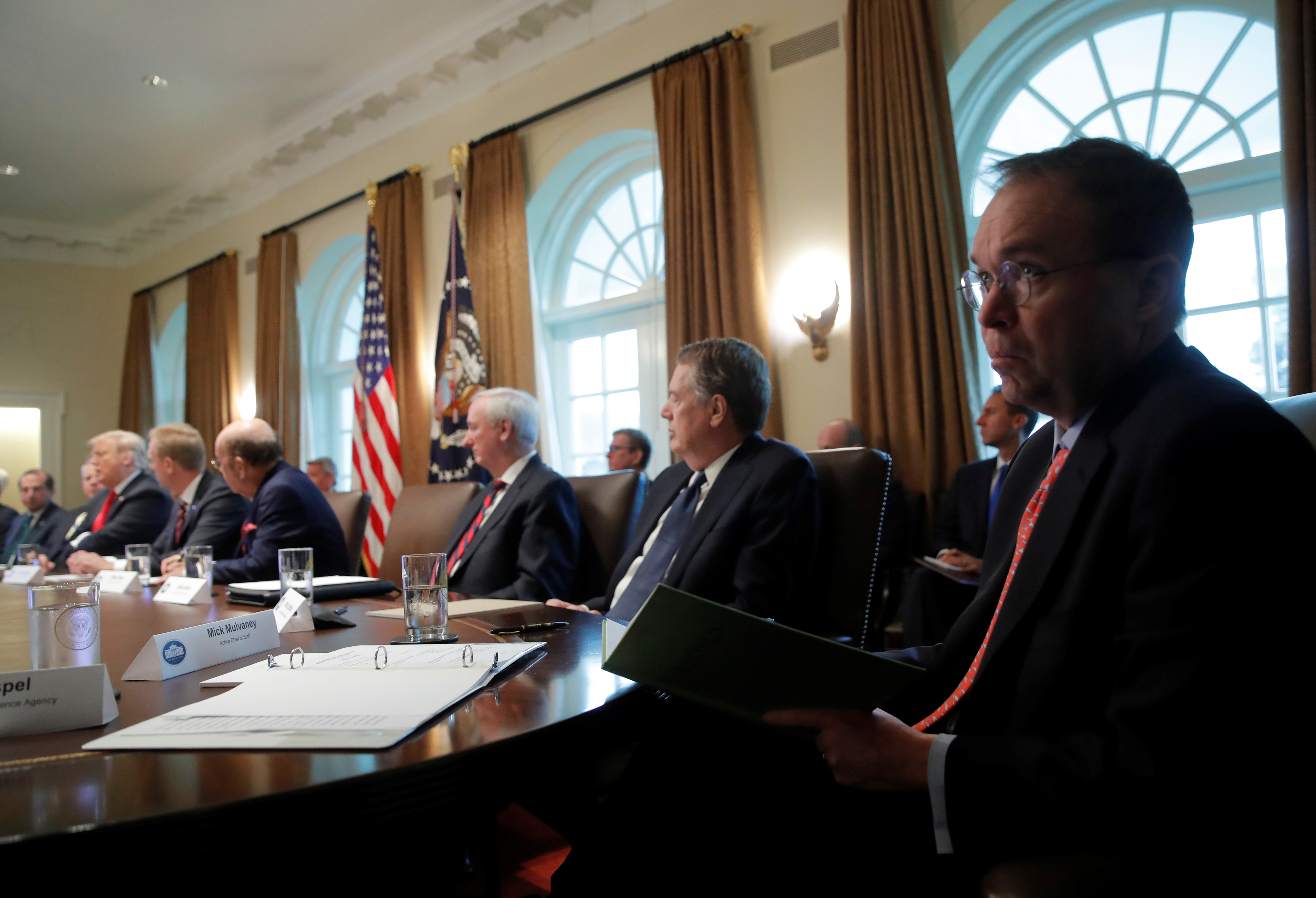 Washington Trump Says Acting Cabinet Members Give Him More