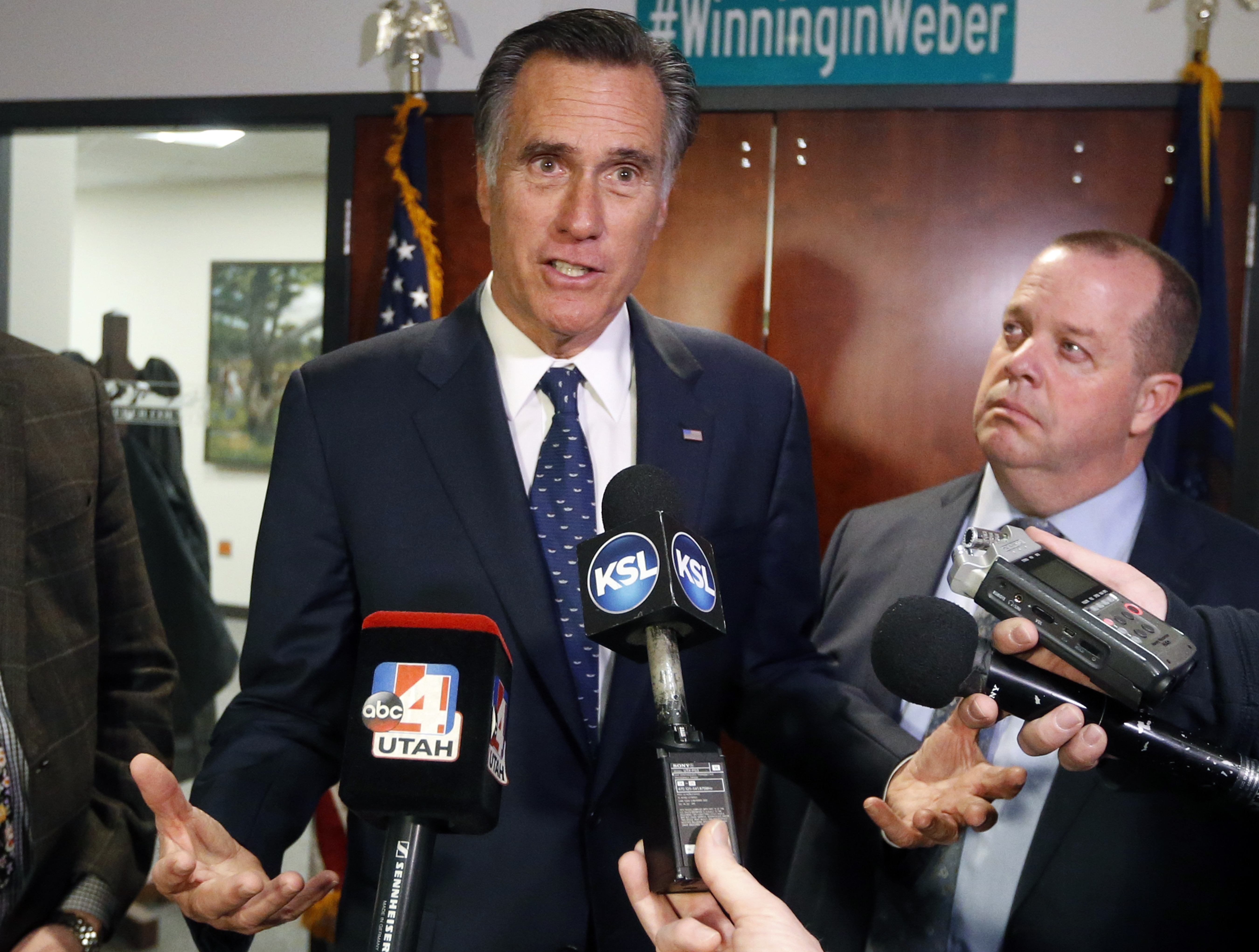 Ogden, UT - Romney Backs Trump In Shutdown Showdown, Questions Pelosi