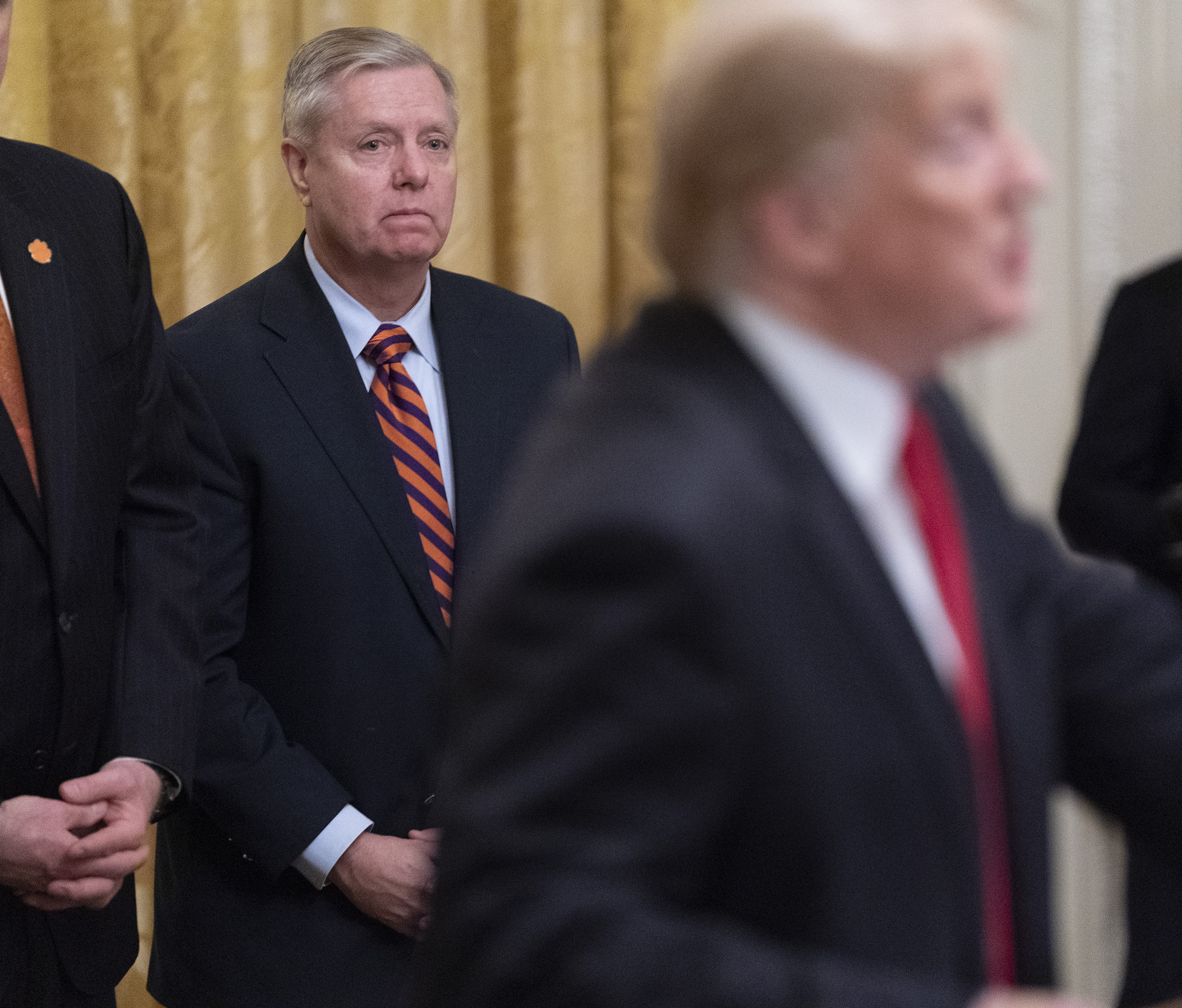 Washington - Graham Says Report Removes Cloud Over Trump
