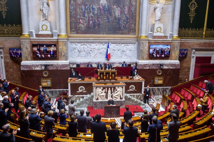 Paris – French Lawmakers Banned From Wearing Religious Symbols In Parliament