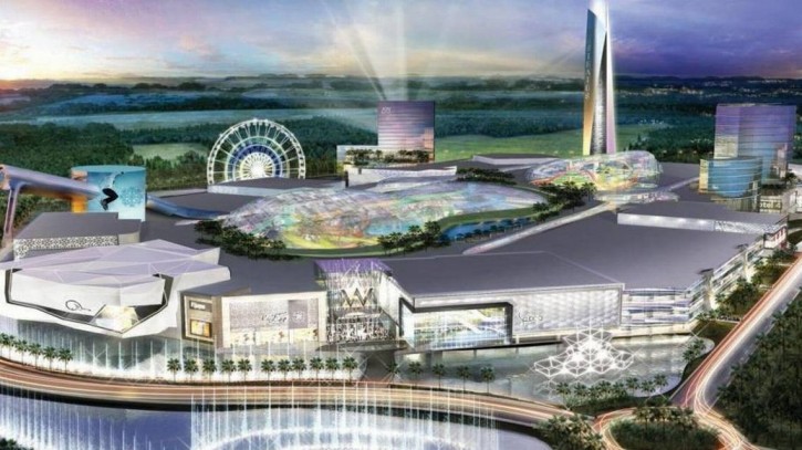 A rendering of the proposed American Dream Miami retail theme park in Northwest Miami-Dade. The County Commission approved zoning and land-use changes for the project on Thursday, May 17. Triple Five