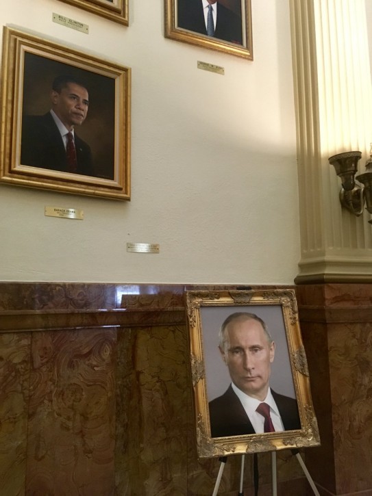 Colorado State Capitol Hall of Presidential Portraits (Steve Fenberg via AP)