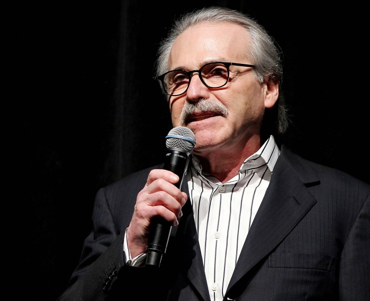 In this Jan. 31, 2014 photo David Pecker in New York. The Aug. 21, 2018 plea deal reached by Donald Trump's former attorney Michael Cohen has laid bare a relationship between the president and Pecker, whose company publishes the National Enquirer. (AP Photo/Marion Curtis)
